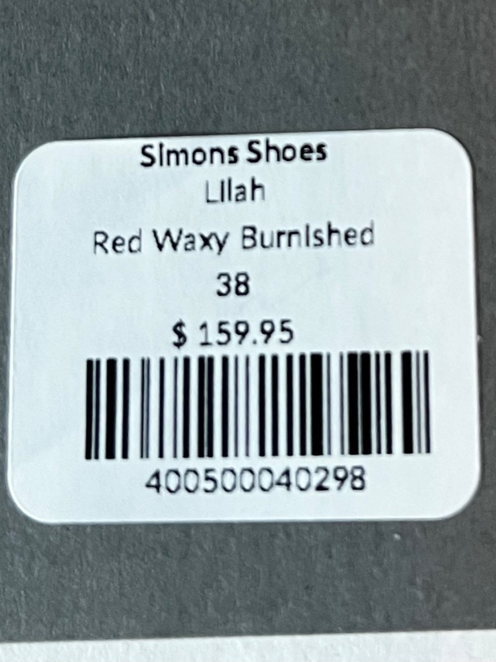 Dansko Lilah Red Waxy Burnished Clogs Size 38 (8) *NEW* - Picture 6 of 6